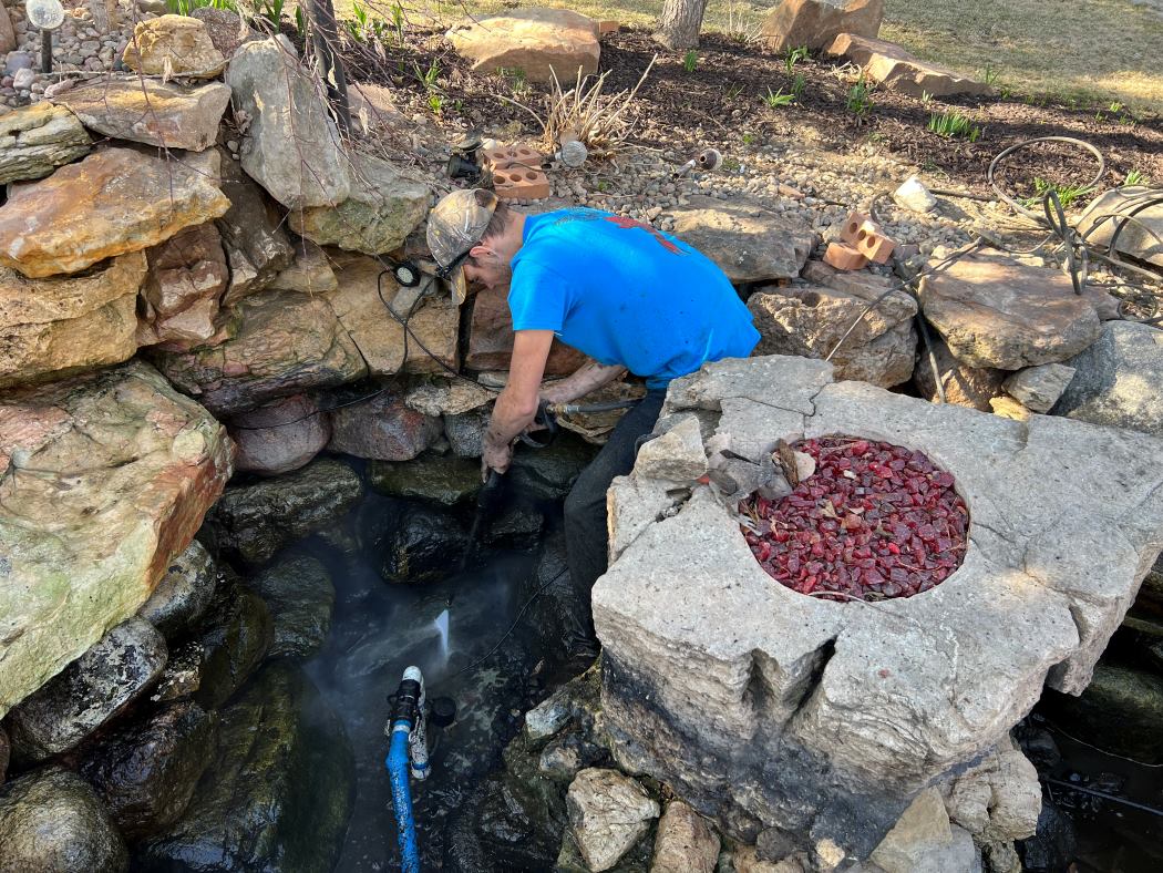 Pond Cleaning - Pond Doctors & The Groundskeeper